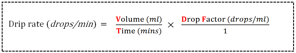 Section: IV Infusions: Calculating Drip Rates in drops/min | Numeracy ...